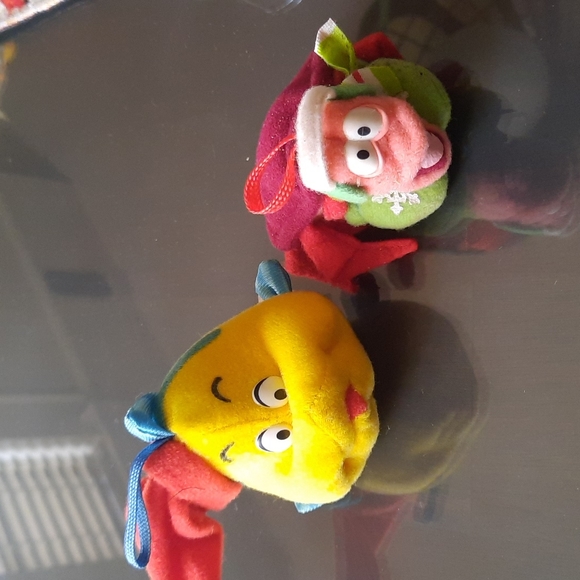 Disney Holiday Vintage Mcdonalds The Little Mermaid Flounder And